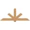Ekena Millwork Kennewick Timber Gable Bracket, Western Red Cedar, 72"W x 30"H x 5 1/2"D x 5 1/2"F, 10/12 Pitch GBW072X30X0606KEN00SWR - alternate 1